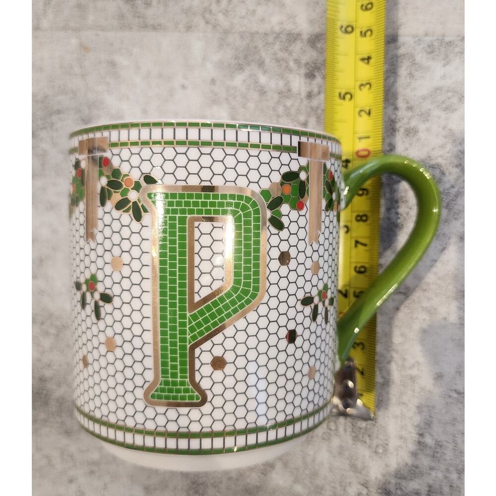Anthropologie Holiday Edition Festive Bistro Edition Letter P